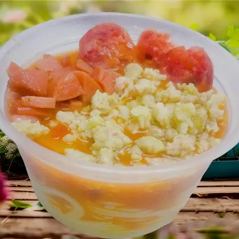 Hình ảnh Mì Ý Spaghetti (Trộn) Sốt, Thịt Bằm (Heo Ba Chỉ), Xúc Xích Đức Lạp Xưởng