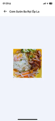 Hình ảnh Cơm Sườn Ba Rọi Ốp La 