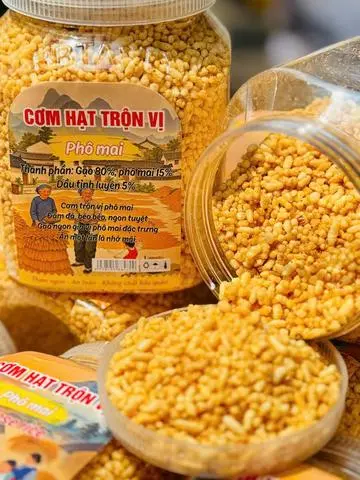 Hình ảnh Cơm rang giòn vị phô mai hũ 500gr