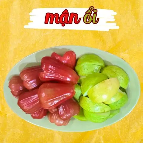 Hình ảnh Trái Cây Mận và ổi (500gr)