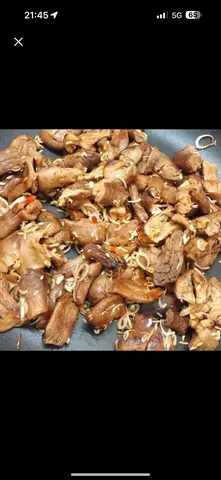 Hình ảnh Chân nấm xào sả