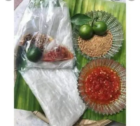 Hình ảnh Bánh tráng muối tắc - bịch nhỏ