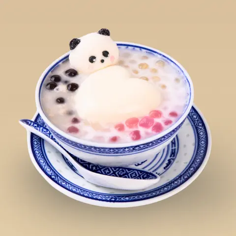 Hình ảnh Pudding Hạnh nhân Trân Châu Tam Vị