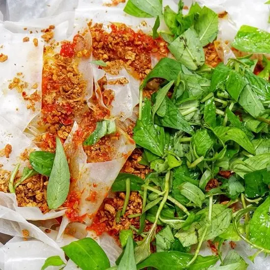 Hình ảnh Bánh Tráng Trộn Tỏi Ớt Chay
