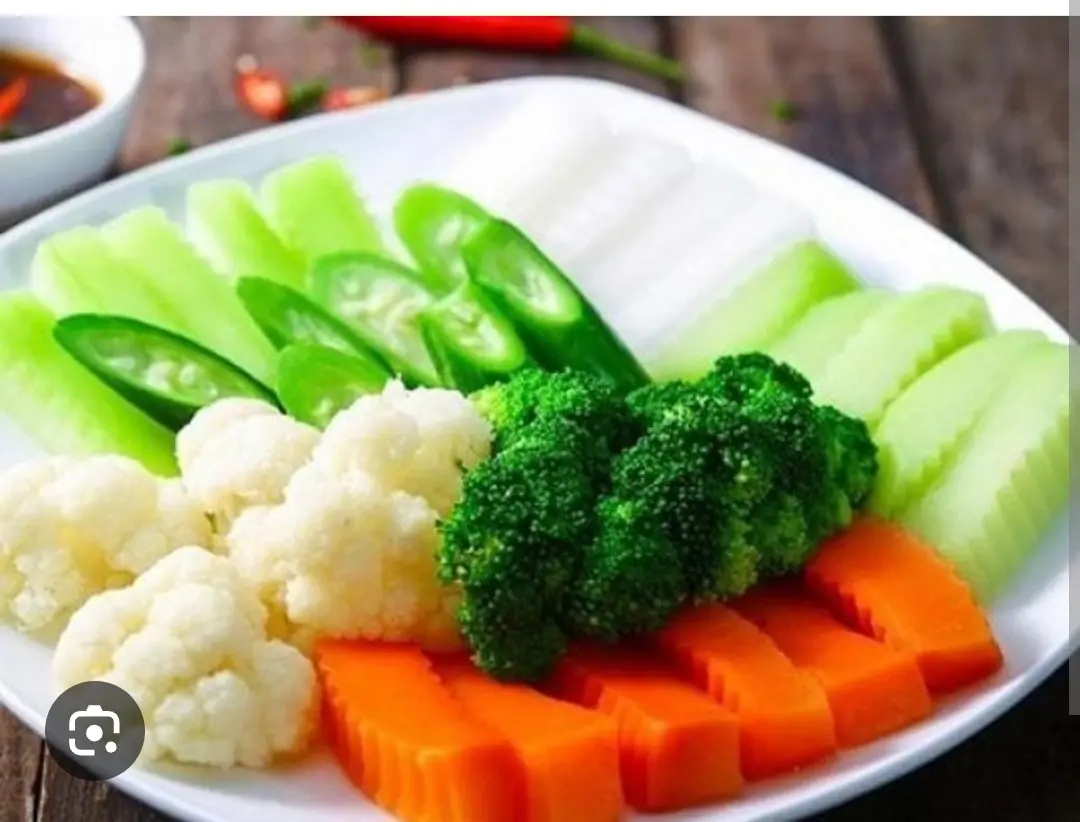 Hình ảnh rau củ luộc 