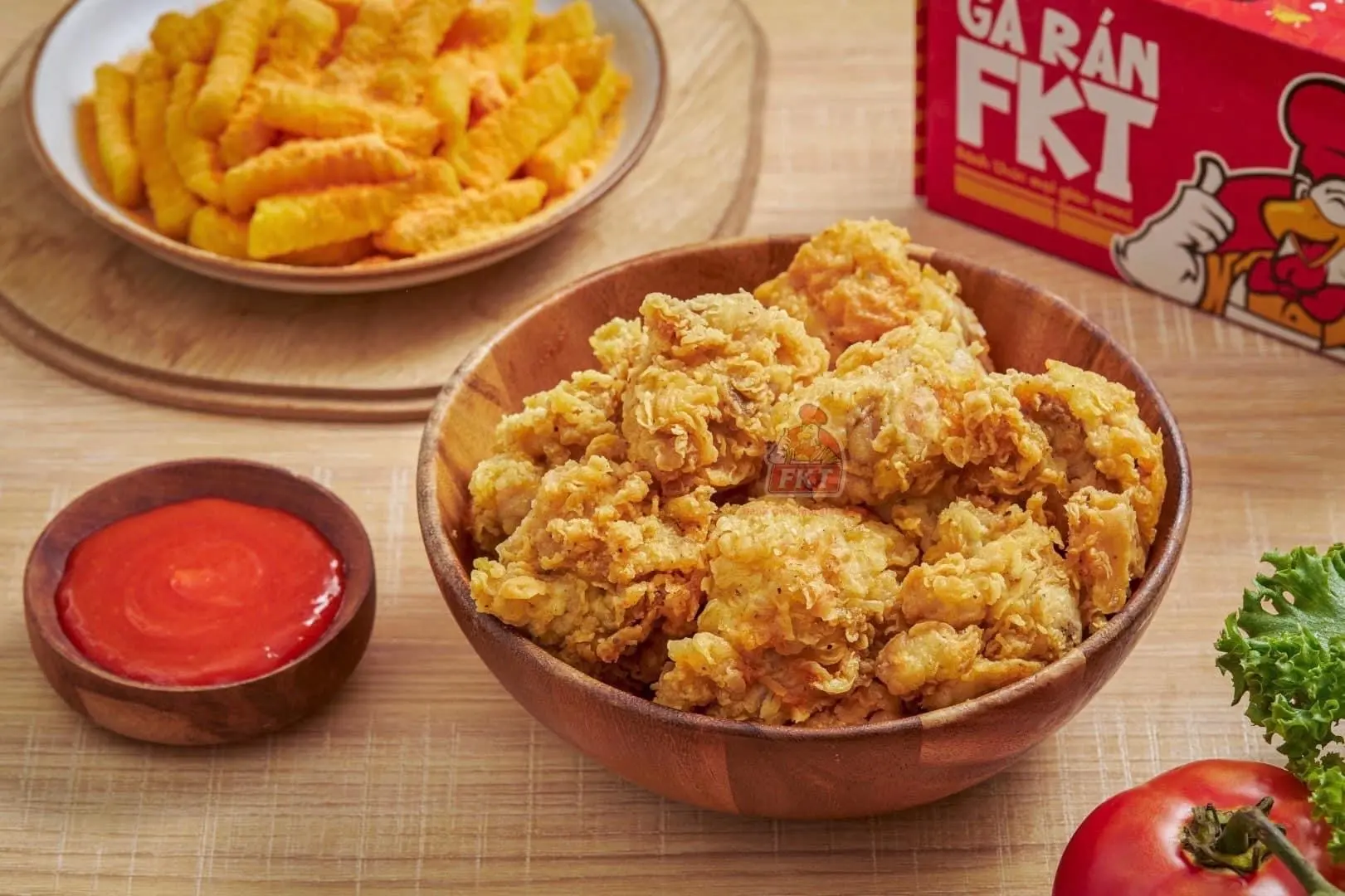Hình ảnh Combo gà viên rán +  khoai tây