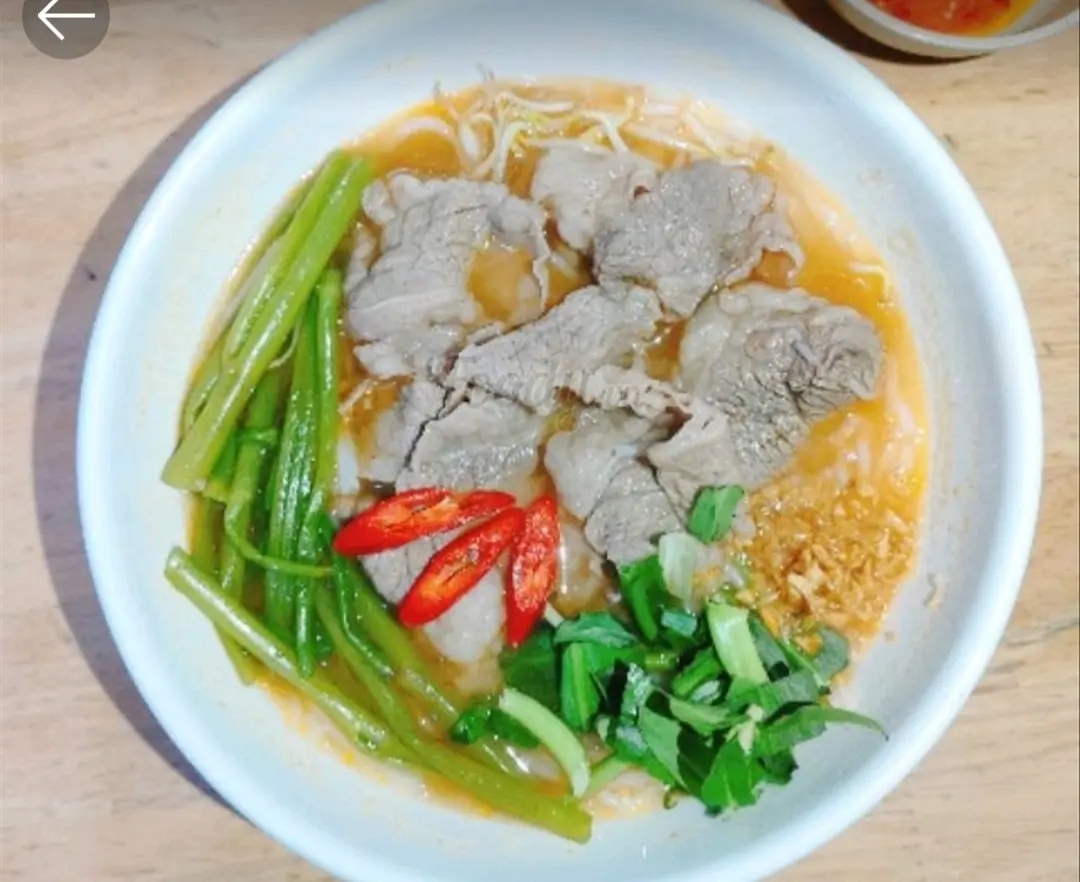 Hình ảnh bún thái bò