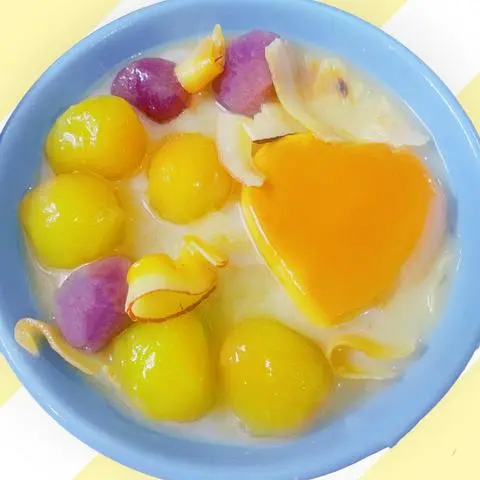 Hình ảnh (Chè Khoai Nhân Phô Mai) (Hong Kong) Caramen Tim