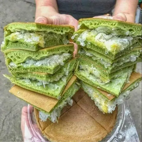 Hình ảnh Bánh vị lá dứa đặc biệt - nhiều nhân