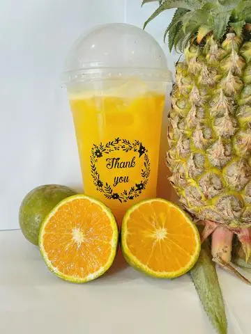 Hình ảnh Nước Ép Thơm-Cam Ly Lớn 800ml