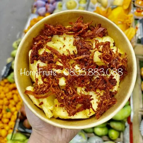 Hình ảnh [Rẻ vô địch] Dứa lắc bò khô chua cay cực ngon