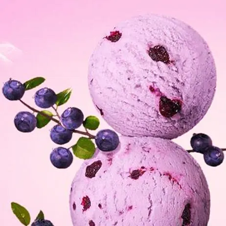 Hình ảnh Kem Gelato Sữa Chua Việt Quất tươi