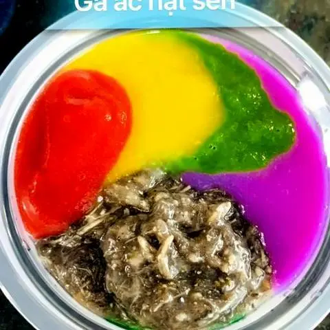Hình ảnh Cháo gà ác hạt sen