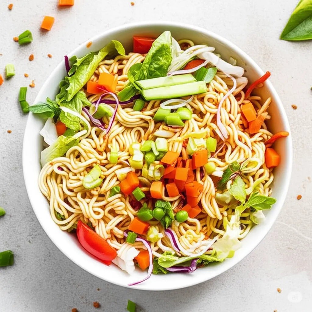 Hình ảnh Mì Trộn Rau Củ