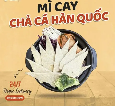 Hình ảnh Mì Cay Chả Cá Hàn Quốc