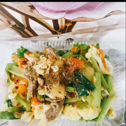 Hình ảnh bò xào cải thêm 