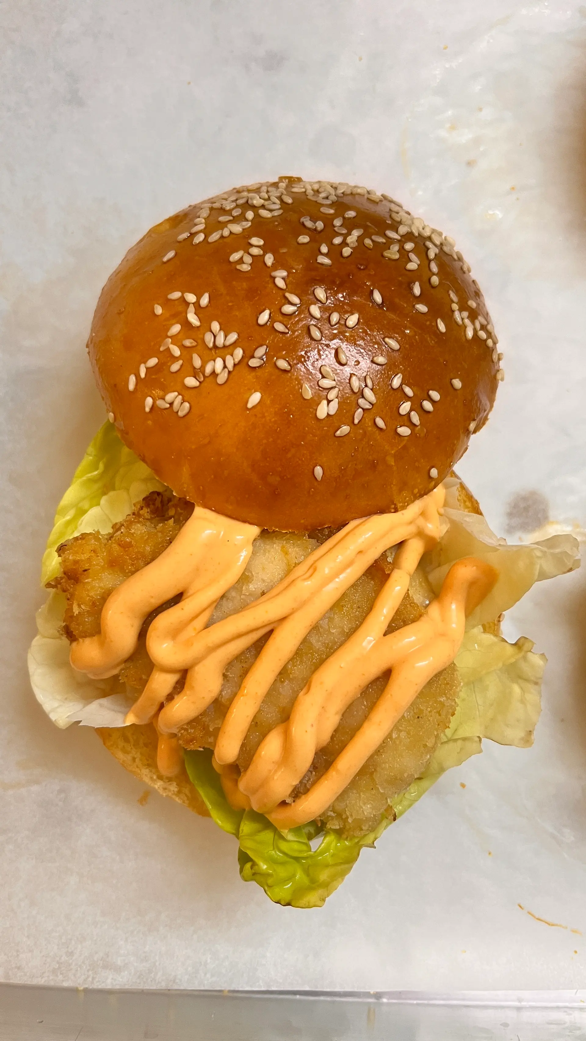 Hình ảnh BURGER GÀ RÚT XƯƠNG
