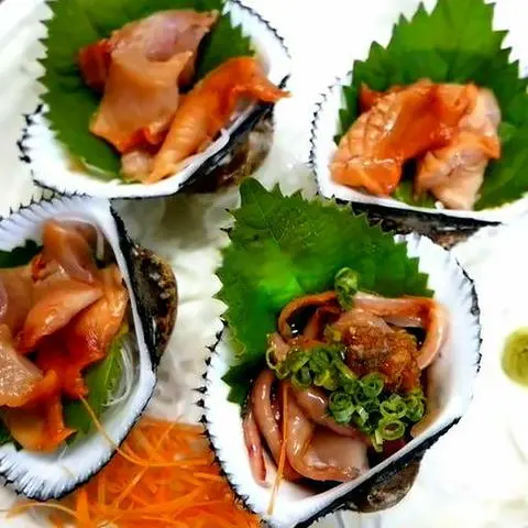 Hình ảnh Sashimi sò huyết 