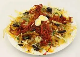 Hình ảnh Bánh Tráng Trộn Khô Bò. Khô Bò Đen