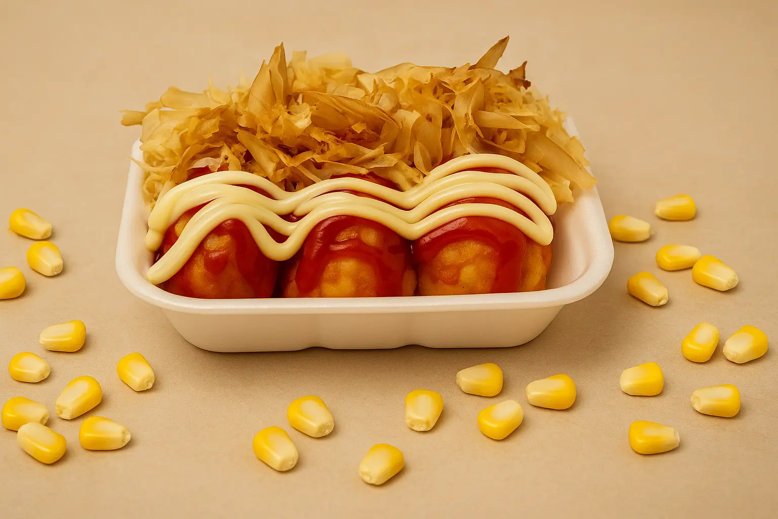 Hình ảnh Takoyaki nhân bạch tuộc  6v + PhoMai 6v 