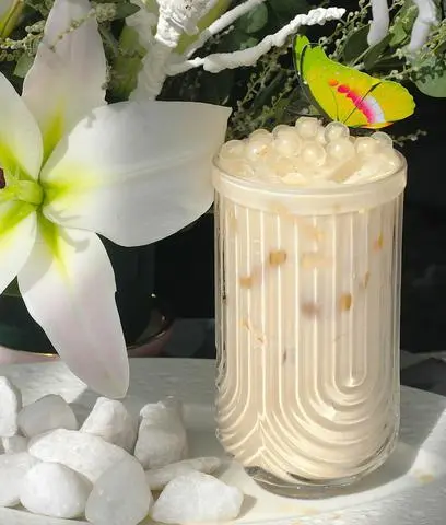 Hình ảnh Ô lông sữa quế hoa - Osmanthus oolong milk tea