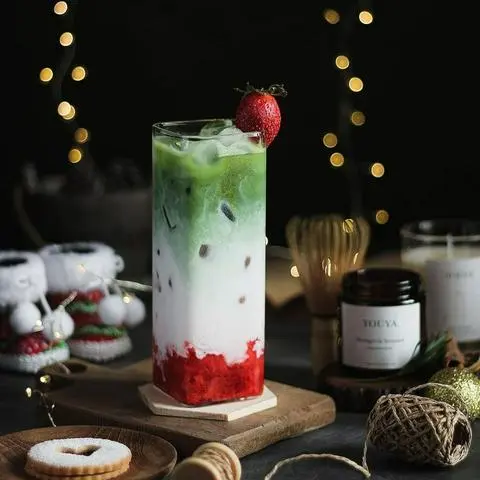 Hình ảnh Matcha Latte Dâu