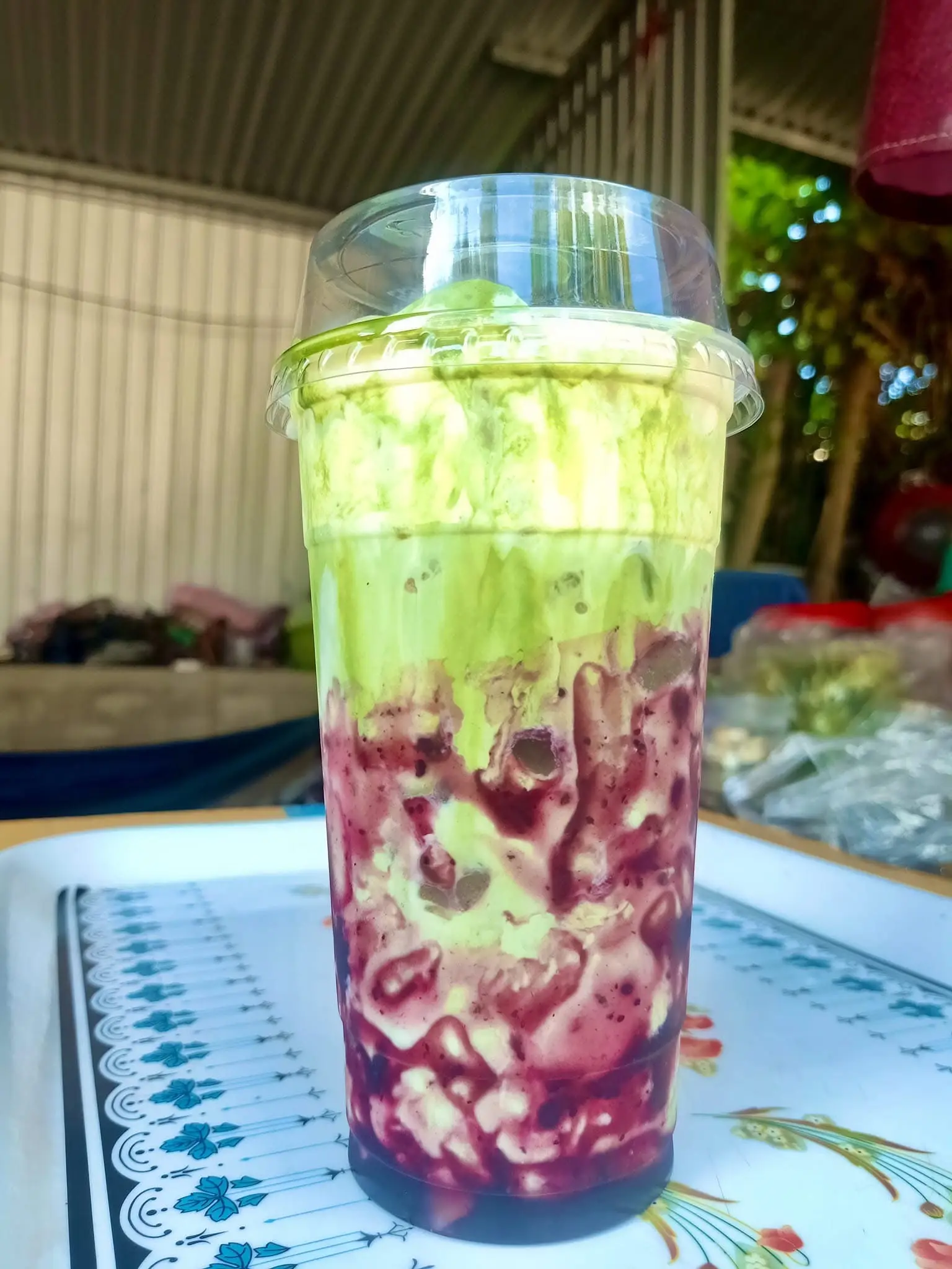 Hình ảnh Matcha latte Đào (size M)