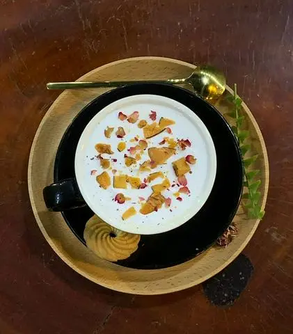 Hình ảnh Trà olong kem dừa