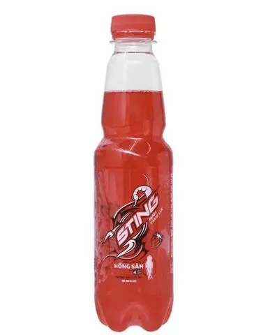 Hình ảnh Sting dâu ( có ly đá)