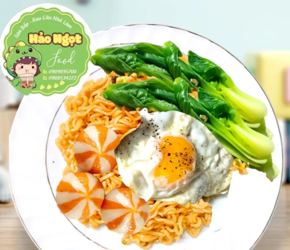Hình ảnh MÌ TRỘN BÁNH BAO 3V + TRỨNG ỐP LA 