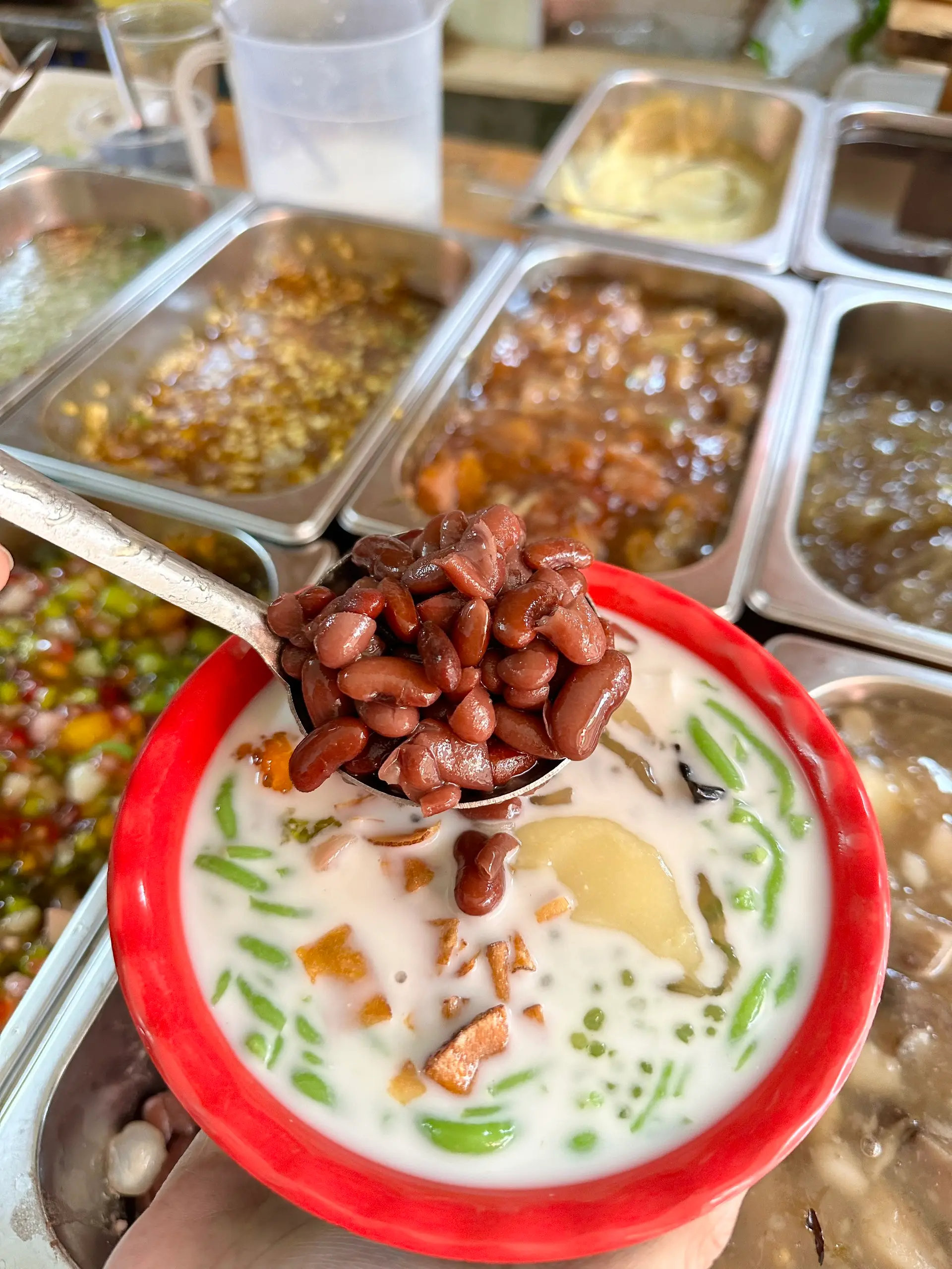 Hình ảnh Sữa chua đậu đỏ trân châu