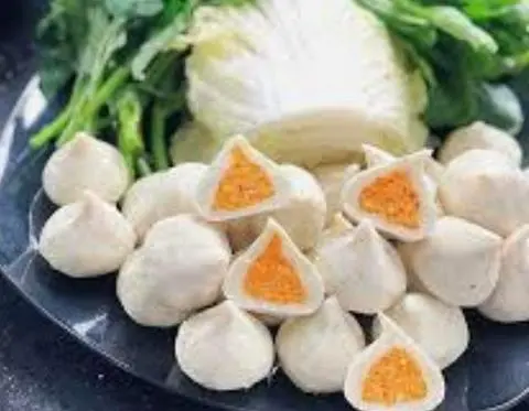 Hình ảnh Bánh bao nhân cá hồi