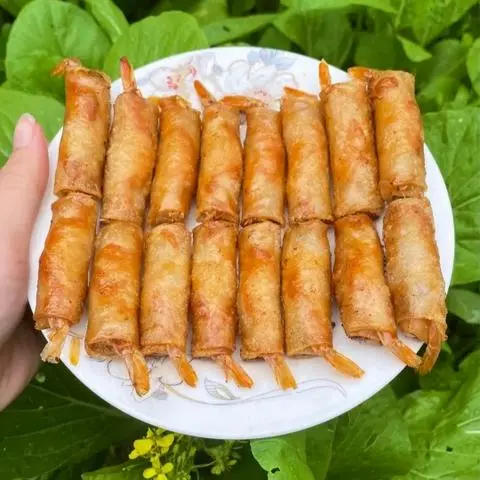 Hình ảnh Chả ram tôm đất chiên giòn 10 cuốn