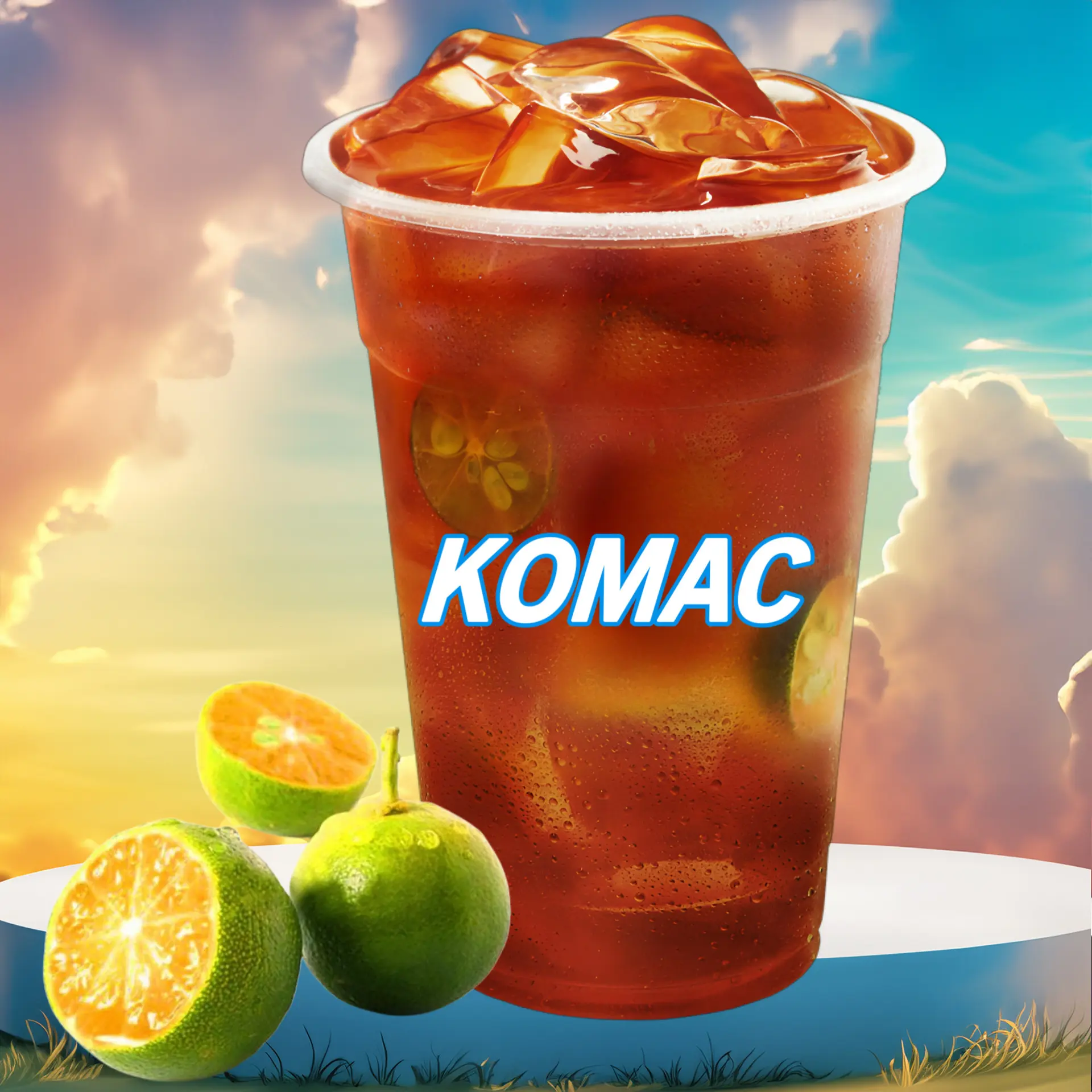 Hình ảnh Hồng Trà Tắc AiYu 700ml - KOMAC