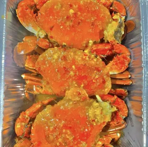Hình ảnh Cua Sốt Cay Singapore - 3 Con Size Nhỏ