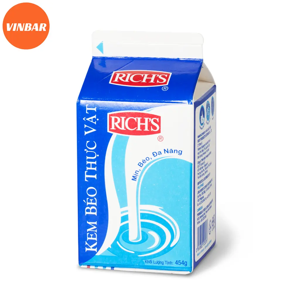 Hình ảnh Kem Béo Thực Vật Rich’s 