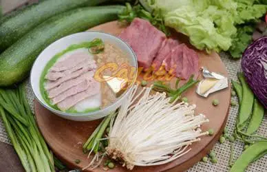Hình ảnh Cháo bò phô mai bí đỏ