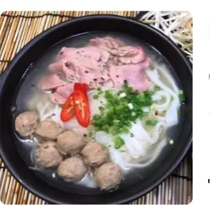 Hình ảnh phở bò viên  nạm
