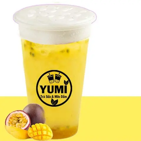 Hình ảnh Trà Chanh Dây Tươi Dầm Kem Cheese (Size 700ml)