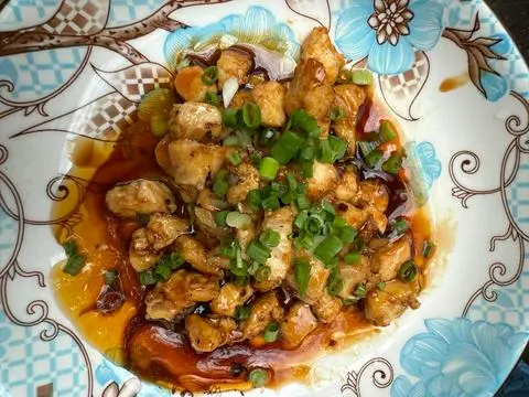 Hình ảnh Cơm chiên gà sốt tương