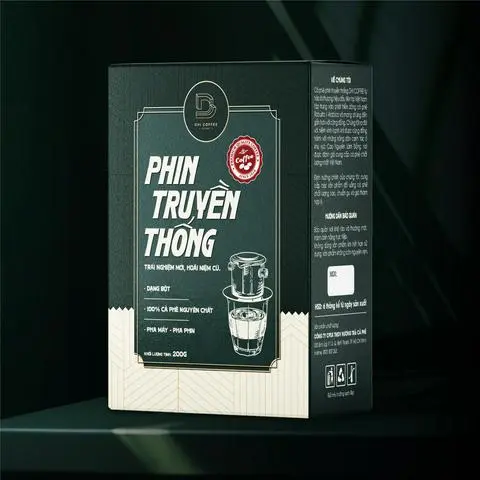 Hình ảnh Hộp Cafe Phin Truyền thống DHI 200g