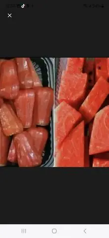 Hình ảnh Combo mận đỏ - dưa hấu Long An gọt sẵn 700gr