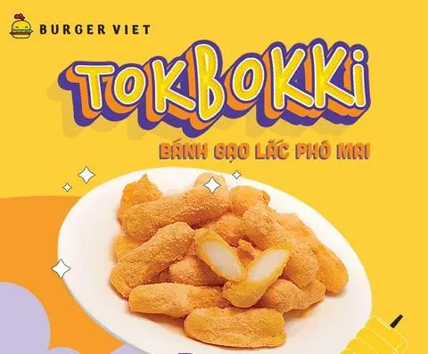 Hình ảnh Tokbokki lắc phô mai