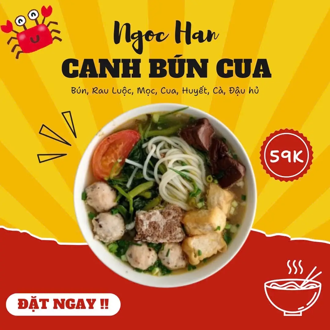 Hình ảnh CANH BÚN CUA SIÊU NGON