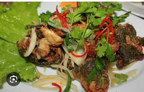 Hình ảnh Ếch Chiên Nước mắm 
