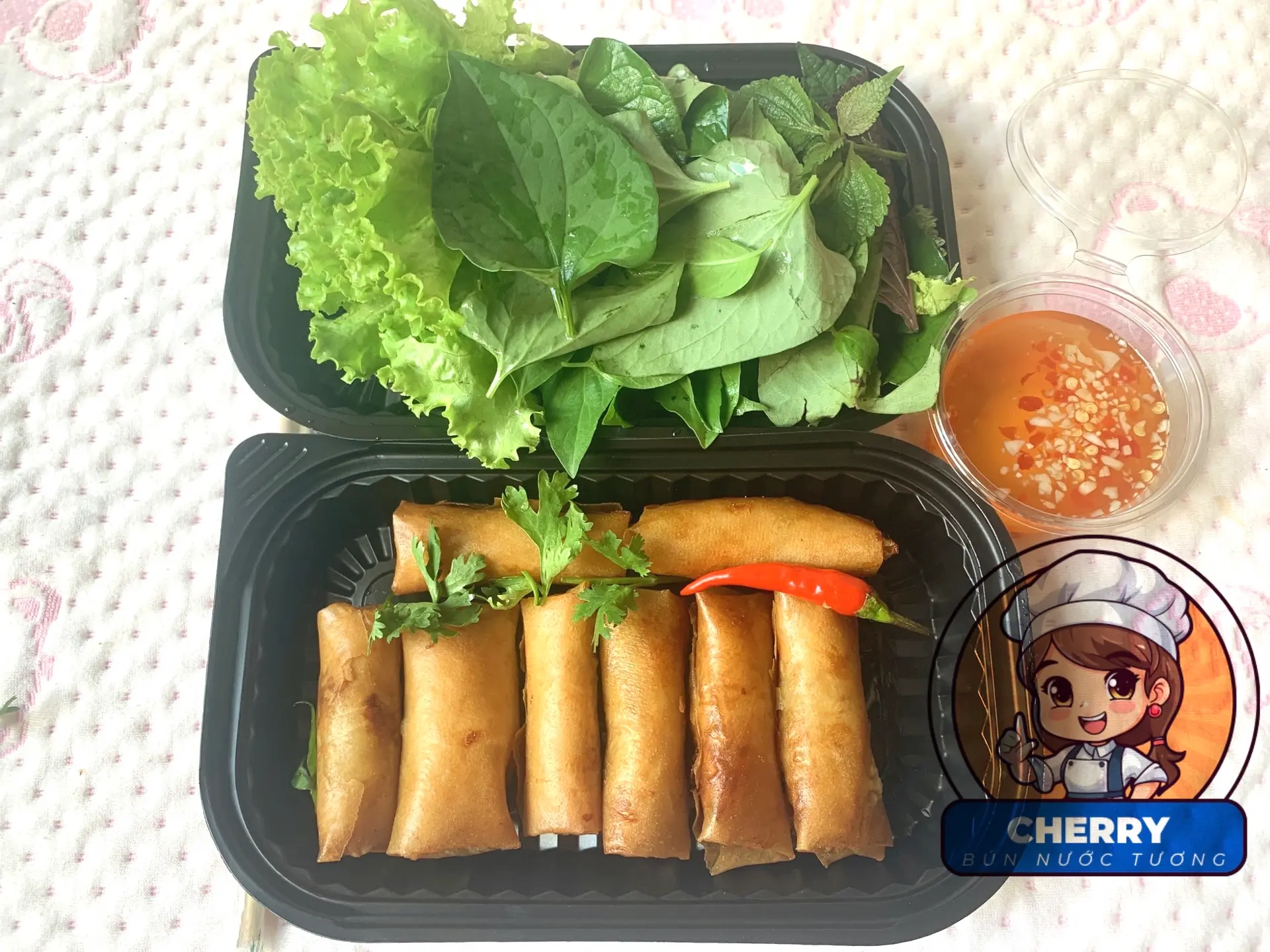 Hình ảnh Chả Giò Tôm Thịt (10c-Nước Mắm)