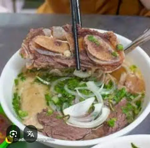 Hình ảnh Bún bò sườn bò