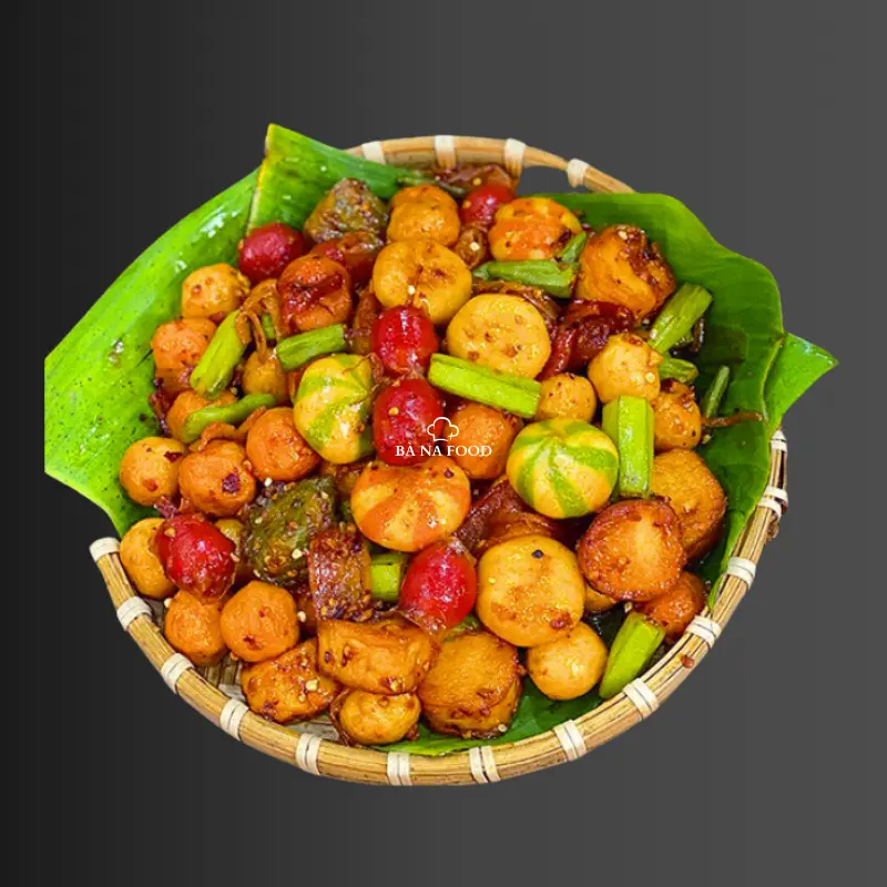 Hình ảnh  Cá viên chiên nước mắm tỏi MIX NHỎ