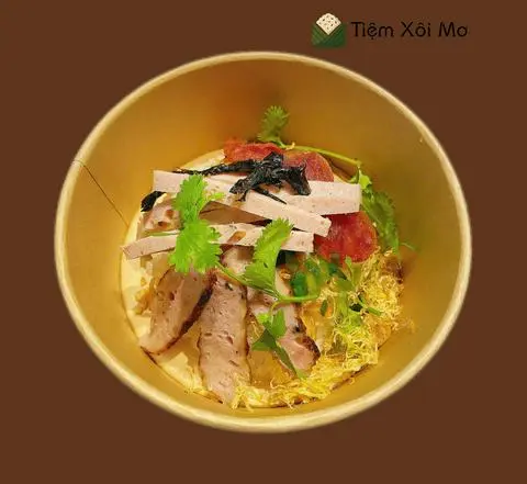 Hình ảnh Combo 1 xôi ghẹ + 1 xôi mặn nem chả 