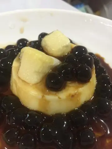 Hình ảnh Bánh flan trân châu